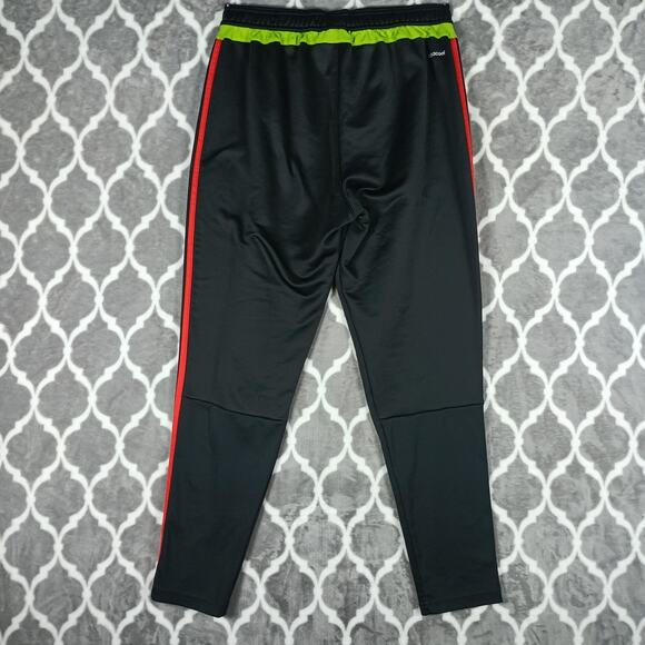 Mexico National Soccer Pants Mens Large Adidas Climacool FIFA Training Black - Picture 3 of 13